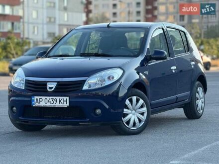 Дачія Sandero 2008 у Запоріжжя на Automoto.ua Синій Дачія Sandero, об'ємом двигуна 1.6 л та пробігом 211 тис. км за 4499 $, фото 1 на Automoto.ua