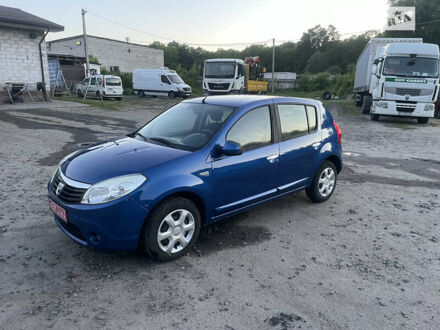 Синій Дачія Sandero, об'ємом двигуна 1.4 л та пробігом 122 тис. км за 4500 $, фото 1 на Automoto.ua