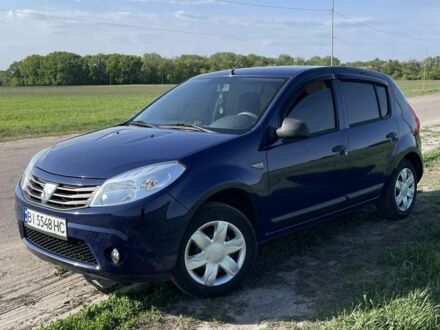 Дачия Сандеро 2008 в Полтаве на Automoto.ua Синий Дачия Сандеро, объемом двигателя 1.4 л и пробегом 170 тыс. км за 5000 $, фото 1 на Automoto.ua