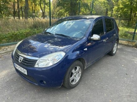 Синий Дачия Сандеро, объемом двигателя 1.4 л и пробегом 152 тыс. км за 3950 $, фото 1 на Automoto.ua