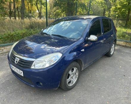 Синий Дачия Сандеро, объемом двигателя 1.4 л и пробегом 152 тыс. км за 3950 $, фото 1 на Automoto.ua