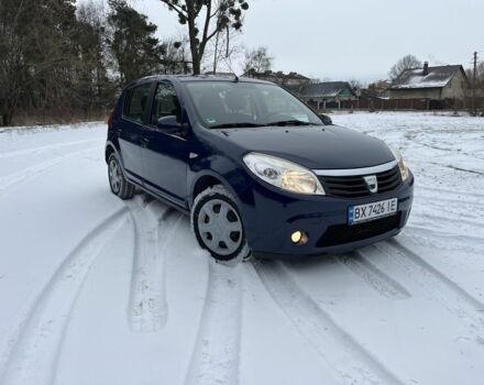 Синий Дачия Сандеро, объемом двигателя 1.6 л и пробегом 203 тыс. км за 4850 $, фото 1 на Automoto.ua