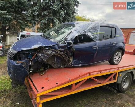 Синий Дачия Сандеро, объемом двигателя 1.4 л и пробегом 147 тыс. км за 1900 $, фото 1 на Automoto.ua