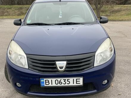 Синий Дачия Сандеро, объемом двигателя 1.4 л и пробегом 219 тыс. км за 4800 $, фото 1 на Automoto.ua