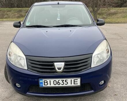 Синий Дачия Сандеро, объемом двигателя 1.4 л и пробегом 219 тыс. км за 4800 $, фото 1 на Automoto.ua