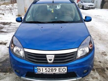 Дачія Sandero 2009 у Кременчуге на Automoto.ua Синій Дачія Sandero, об'ємом двигуна 1.4 л та пробігом 222 тис. км за 4700 $, фото 1 на Automoto.ua