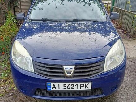 Синий Дачия Сандеро, объемом двигателя 1.1 л и пробегом 202 тыс. км за 3800 $, фото 1 на Automoto.ua