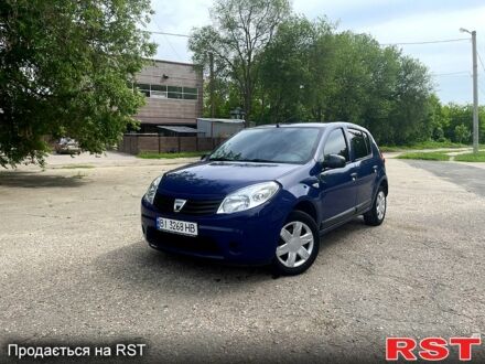 Дачія Sandero 2009 у Харкові на Automoto.ua Синій Дачія Sandero, об'ємом двигуна 1.1 л та пробігом 185 тис. км за 5350 $, фото 1 на Automoto.ua