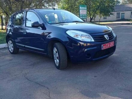 Дачия Сандеро 2009 в Конотопе на Automoto.ua Синий Дачия Сандеро, объемом двигателя 1.4 л и пробегом 161 тыс. км за 4599 $, фото 1 на Automoto.ua