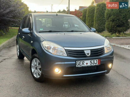 Синий Дачия Сандеро, объемом двигателя 1.4 л и пробегом 179 тыс. км за 4599 $, фото 1 на Automoto.ua