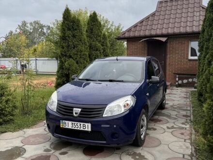 Дачія Sandero 2009 у Полтаві на Automoto.ua Синій Дачія Sandero, об'ємом двигуна 1.4 л та пробігом 204 тис. км за 5300 $, фото 1 на Automoto.ua