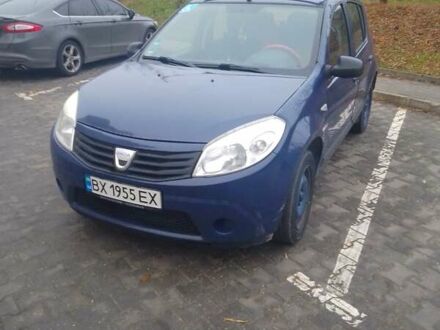 Синий Дачия Сандеро, объемом двигателя 1.15 л и пробегом 154 тыс. км за 3550 $, фото 1 на Automoto.ua