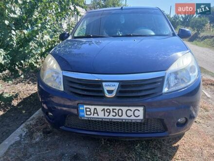 Дачія Sandero 2009 у Малой Виске на Automoto.ua Синій Дачія Sandero, об'ємом двигуна 1.39 л та пробігом 225 тис. км за 5300 $, фото 1 на Automoto.ua