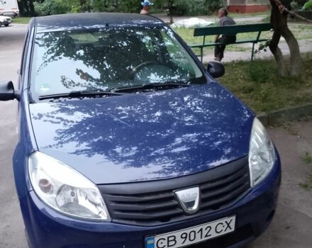 Синий Дачия Сандеро, объемом двигателя 1.4 л и пробегом 250 тыс. км за 5500 $, фото 1 на Automoto.ua
