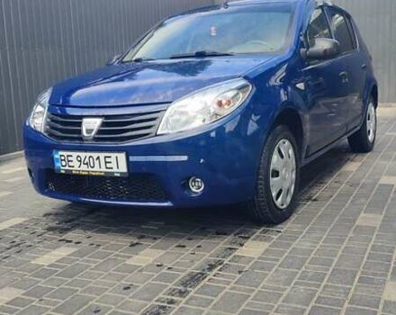 Синий Дачия Сандеро, объемом двигателя 1.4 л и пробегом 160 тыс. км за 4000 $, фото 1 на Automoto.ua
