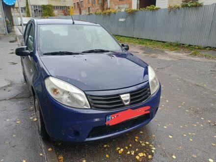 Дачия Сандеро 2009 в Сумах на Automoto.ua Синий Дачия Сандеро, объемом двигателя 1.4 л и пробегом 288 тыс. км за 3650 $, фото 1 на Automoto.ua