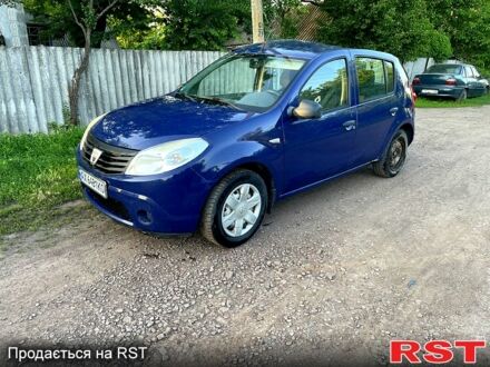 Дачія Sandero 2009 у Сахновщине на Automoto.ua Синій Дачія Sandero, об'ємом двигуна 1.4 л та пробігом 280 тис. км за 999 $, фото 1 на Automoto.ua