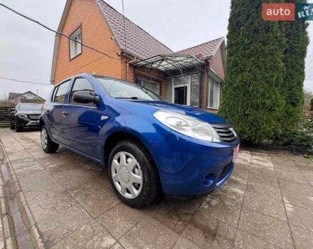 Синій Дачія Sandero, об'ємом двигуна 1.4 л та пробігом 186 тис. км за 4699 $, фото 1 на Automoto.ua