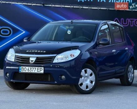 Синий Дачия Сандеро, объемом двигателя 1.15 л и пробегом 182 тыс. км за 4499 $, фото 1 на Automoto.ua