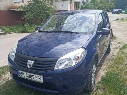 Синій Дачія Sandero, об'ємом двигуна 1.4 л та пробігом 163 тис. км за 4100 $, фото 1 на Automoto.ua