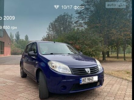 Дачия Сандеро 2009 в Кривом Роге на Automoto.ua Синий Дачия Сандеро, объемом двигателя 1.2 л и пробегом 210 тыс. км за 4500 $, фото 1 на Automoto.ua