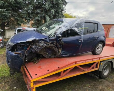 Синий Дачия Сандеро, объемом двигателя 1.4 л и пробегом 147 тыс. км за 1900 $, фото 1 на Automoto.ua