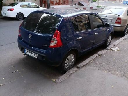 Дачия Сандеро 2009 в Одессе на Automoto.ua Синий Дачия Сандеро, объемом двигателя 1.4 л и пробегом 190 тыс. км за 4100 $, фото 1 на Automoto.ua