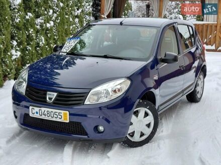 Синий Дачия Сандеро, объемом двигателя 1.4 л и пробегом 90 тыс. км за 4499 $, фото 1 на Automoto.ua