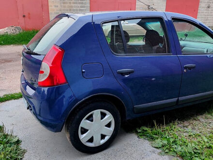 Дачия Сандеро 2009 в Харькове на Automoto.ua Синий Дачия Сандеро, объемом двигателя 1.4 л и пробегом 157 тыс. км за 4700 $, фото 1 на Automoto.ua