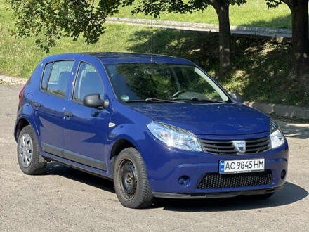 Синий Дачия Сандеро, объемом двигателя 1.15 л и пробегом 217 тыс. км за 3900 $, фото 1 на Automoto.ua