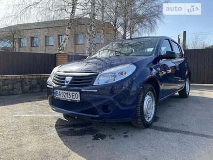 Дачия Сандеро 2009 в Сумах на Automoto.ua Синий Дачия Сандеро, объемом двигателя 1.4 л и пробегом 118 тыс. км за 4500 $, фото 1 на Automoto.ua