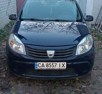 Дачия Сандеро 2010 в Умани на Automoto.ua Синий Дачия Сандеро, объемом двигателя 1.15 л и пробегом 162 тыс. км за 3600 $, фото 1 на Automoto.ua