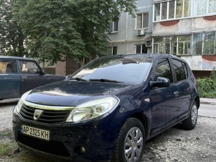 Дачия Сандеро 2010 в Запорожье на Automoto.ua Синий Дачия Сандеро, объемом двигателя 1.1 л и пробегом 186 тыс. км за 4299 $, фото 1 на Automoto.ua