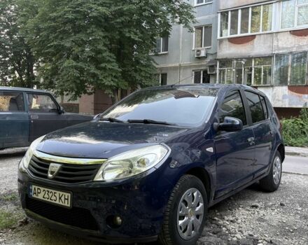 Синий Дачия Сандеро, объемом двигателя 1.1 л и пробегом 186 тыс. км за 4299 $, фото 1 на Automoto.ua