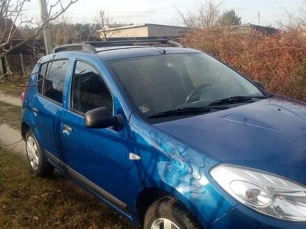 Синій Дачія Sandero, об'ємом двигуна 0 л та пробігом 189 тис. км за 4600 $, фото 1 на Automoto.ua