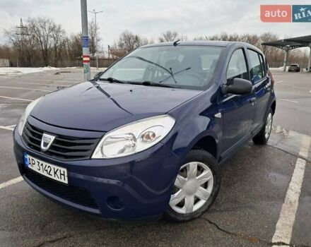Синий Дачия Сандеро, объемом двигателя 1.2 л и пробегом 140 тыс. км за 4300 $, фото 1 на Automoto.ua