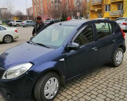 Синий Дачия Сандеро, объемом двигателя 1.1 л и пробегом 305 тыс. км за 2800 $, фото 1 на Automoto.ua