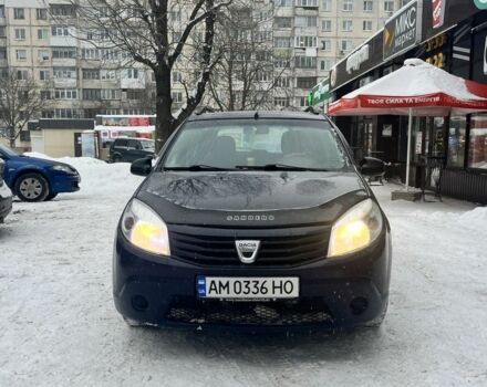 Синий Дачия Сандеро, объемом двигателя 1.1 л и пробегом 237 тыс. км за 4799 $, фото 1 на Automoto.ua