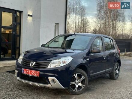 Синий Дачия Сандеро, объемом двигателя 1.2 л и пробегом 135 тыс. км за 4600 $, фото 1 на Automoto.ua