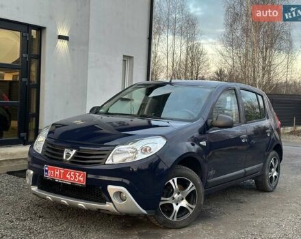 Синий Дачия Сандеро, объемом двигателя 1.2 л и пробегом 135 тыс. км за 4600 $, фото 1 на Automoto.ua