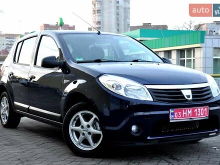 Синій Дачія Sandero, об'ємом двигуна 1.2 л та пробігом 123 тис. км за 4900 $, фото 1 на Automoto.ua