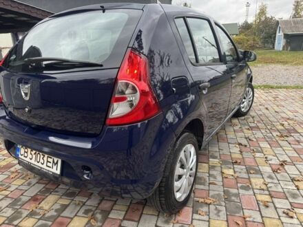 Дачия Сандеро 2012 в Пирятине на Automoto.ua Синий Дачия Сандеро, объемом двигателя 1.1 л и пробегом 208 тыс. км за 3750 $, фото 1 на Automoto.ua