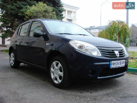 Синий Дачия Сандеро, объемом двигателя 1.15 л и пробегом 154 тыс. км за 4500 $, фото 1 на Automoto.ua