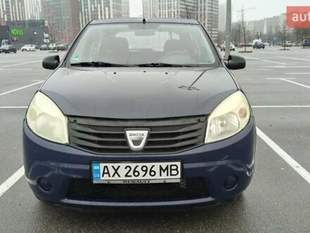 Синий Дачия Сандеро, объемом двигателя 1.2 л и пробегом 158 тыс. км за 3600 $, фото 1 на Automoto.ua