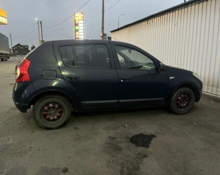 Синий Дачия Сандеро, объемом двигателя 1.2 л и пробегом 106 тыс. км за 4000 $, фото 1 на Automoto.ua