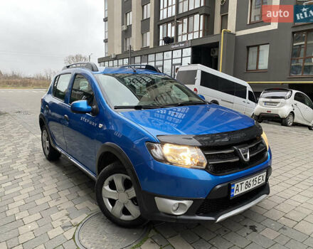 Синий Дачия Сандеро, объемом двигателя 1.5 л и пробегом 83 тыс. км за 7999 $, фото 1 на Automoto.ua