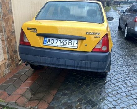 Желтый Дачия Соленза, объемом двигателя 1.4 л и пробегом 180 тыс. км за 1000 $, фото 1 на Automoto.ua