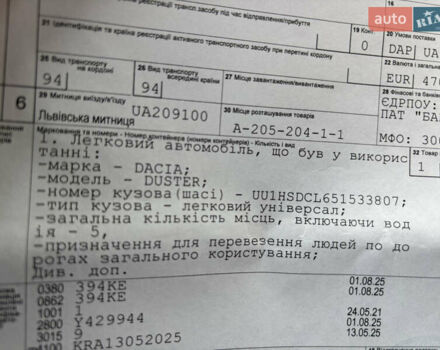 Белый Дачия Duster, объемом двигателя 1.5 л и пробегом 259 тыс. км за 8650 $, фото 26 на Automoto.ua