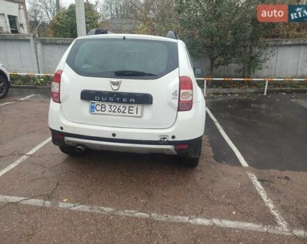 Белый Дачия Duster, объемом двигателя 1.5 л и пробегом 200 тыс. км за 9500 $, фото 2 на Automoto.ua