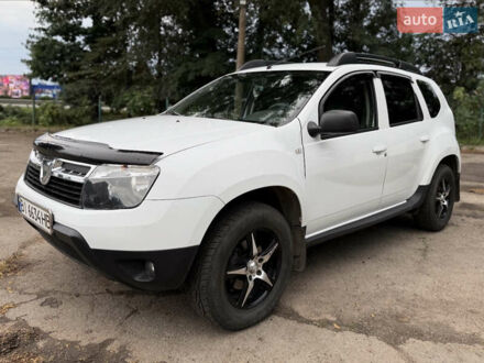 Дачия Duster 2011 в Полтаве на Automoto.ua Белый Дачия Duster, объемом двигателя 1.46 л и пробегом 145 тыс. км за 10000 $, фото 1 на Automoto.ua
